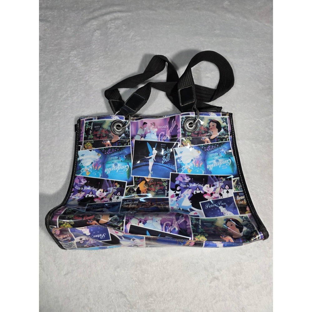 Disney Princess Movie Poster Collage Tote Bag Tinker Bell Cinderella PVC Tote